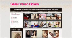 Desktop Screenshot of geilefrauenficken.org