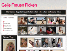 Tablet Screenshot of geilefrauenficken.org